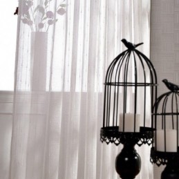 Europäische Bestickte Gardinen Transparent Voile Fenster Behandlung Wohnzimmer