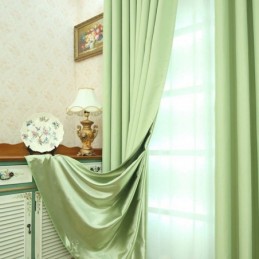 Moderne Plain Farbe Blackout Vorhänge Premium Custom Wohnzimmer Esszimmer