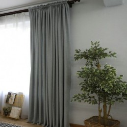 Klassischer Raumverdunkelungsvorhang, Maßgefertigter Vorhang, Minimalistisch, Einfarbig, Verdunkelung, Für Wohnzimmer Und Schlafzimmer