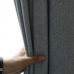 Klassischer Raumverdunkelungsvorhang, Maßgefertigter Vorhang, Minimalistisch, Einfarbig, Verdunkelung, Für Wohnzimmer Und Schlafzimmer