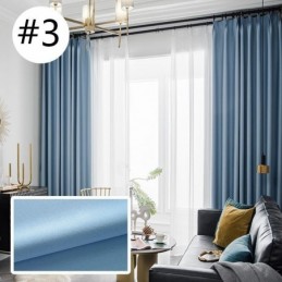 Moderner Verdunkelungsvorhang Maßgefertigter Vorhang Einfarbig Leinen Für Wohnzimmer Schlafzimmer