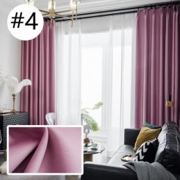Moderner Verdunkelungsvorhang Maßgefertigter Vorhang Einfarbig Leinen Für Wohnzimmer Schlafzimmer