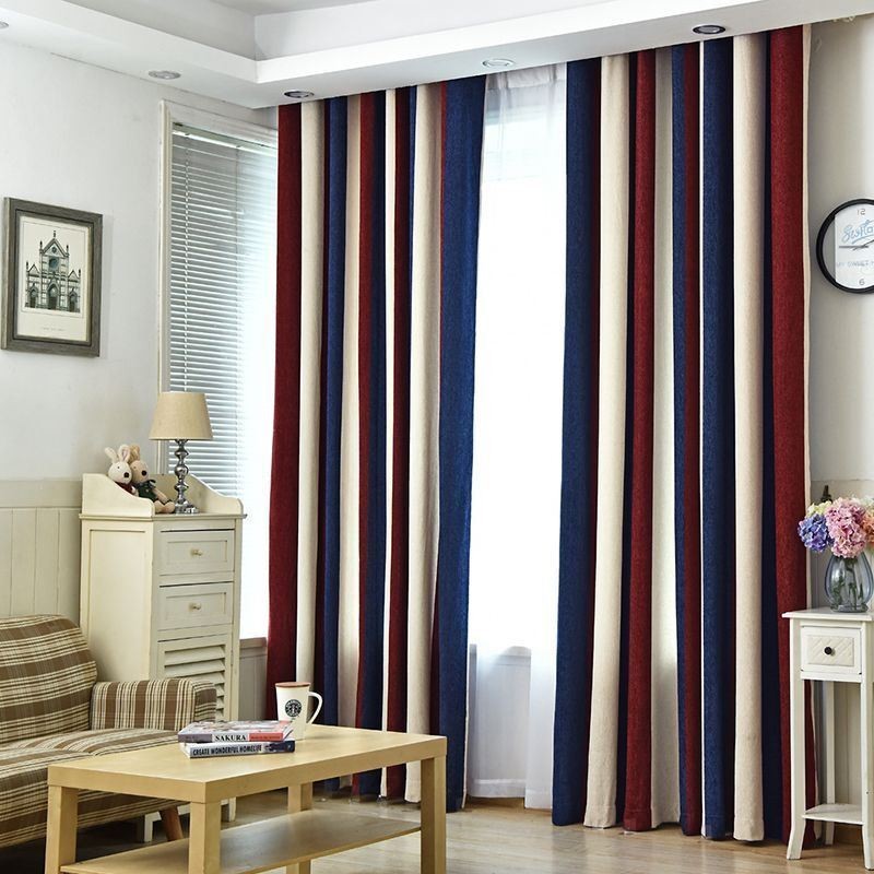 Startseite Gardine Maßgardine Modern Streifen Wohnzimmer