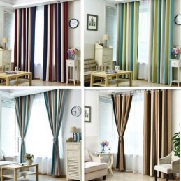 Startseite Gardine Maßgardine Modern Streifen Wohnzimmer