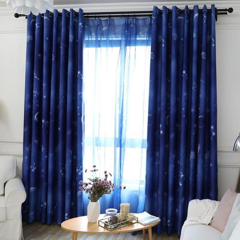 Gardine Nach Maß Vorhang Romantik Sternenhimmel Fenster