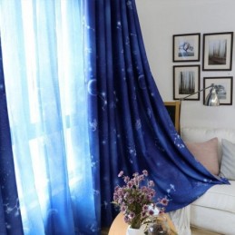 Gardine Nach Maß Vorhang Romantik Sternenhimmel Fenster