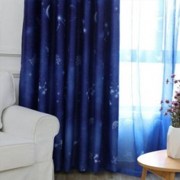 Gardine Nach Maß Vorhang Romantik Sternenhimmel Fenster