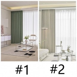 Einfarbige Vorhänge Elegante Fenstervorhänge Für Schlafzimmer Wohnzimmer