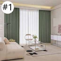 Einfarbige Vorhänge Elegante Fenstervorhänge Für Schlafzimmer Wohnzimmer