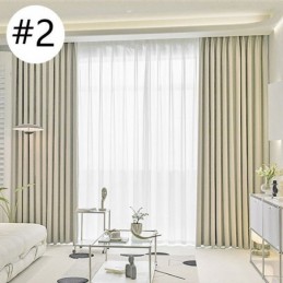 Einfarbige Vorhänge Elegante Fenstervorhänge Für Schlafzimmer Wohnzimmer