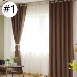 Moderner Verdunkelungsvorhang, Maßgefertigt, Einfarbig, Für Wohnzimmer Und Schlafzimmer