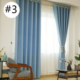 Moderner Verdunkelungsvorhang, Maßgefertigt, Einfarbig, Für Wohnzimmer Und Schlafzimmer