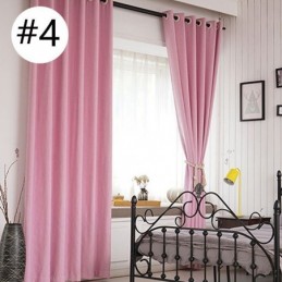 Moderner Verdunkelungsvorhang, Maßgefertigt, Einfarbig, Für Wohnzimmer Und Schlafzimmer