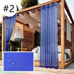 Outdoor Gardinen Wasserdicht Privatsphäre Voile Vorhänge Für Pergola Veranda