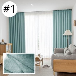 Hochpräzise Vorhänge Blackout Wohnzimmer Schlafzimmer Hotel Einfarbig