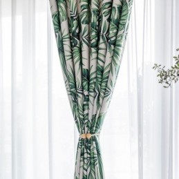 Moderne Gardine Nach Maß Gardine Pflanzen Print Home