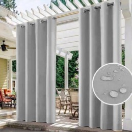 Terrassenvorhang Für Den Außenbereich, Maßgefertigt, Verdunkelungsvorhang, Wasserdicht, Für Veranda, Sichtschutz