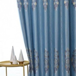 Europäischer Jacquard-Vorhang Nach Maß, Moderner, Individueller Verdunkelungsvorhang Für Wohnzimmer