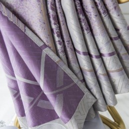 Moderne Verdunkelungsvorhänge Baum Jacquard Schatten Stoff Vorhänge