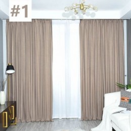 Schlichter Bronzing-Vorhang, Maßgefertigt, Reine Farbe, Verdunkelungsvorhänge Für Schlafzimmer Und Wohnzimmer