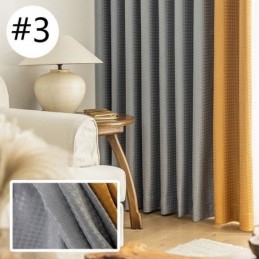 Hahnentritt-Jacquard-Vorhang, Maßgefertigt, Vorhang, Verdunkelung Für Wohnzimmer, Schlafzimmer