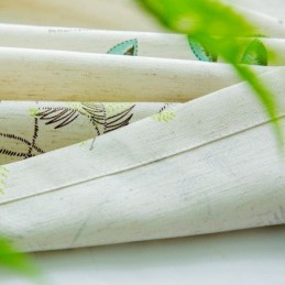 Tropische Bedruckte Verdunkelungsvorhänge Grüne Blätter Vorhang Maßgeschneiderter Vorhang Für Schlafzimmer