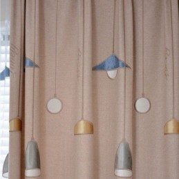 Hochwertiger Bestickter Kronleuchter-Fenstervorhang, Maßgefertigter Vorhang Für Das Wohnzimmer