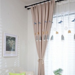 Hochwertiger Bestickter Kronleuchter-Fenstervorhang, Maßgefertigter Vorhang Für Das Wohnzimmer