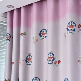 Doraemon Bedruckter Verdunkelungsvorhang, Maßgefertigt, Vorhang, Fenstervorhänge Für Kinderzimmer