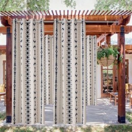 Wasserdichte Outdoor-Vorhänge, Wärmeblockierender Vorhang, Maßgefertigter Vorhang Für Terrasse, Pergola, Veranda