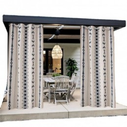 Wasserdichte Outdoor-Vorhänge, Wärmeblockierender Vorhang, Maßgefertigter Vorhang Für Terrasse, Pergola, Veranda