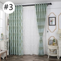 Europäischen Chenille Jacquard Stoff Moderne Vorhänge Für Wohnzimmer Esszimmer