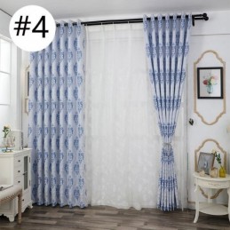 Europäischen Chenille Jacquard Stoff Moderne Vorhänge Für Wohnzimmer Esszimmer