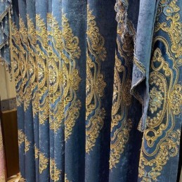 Luxus-Vorhang, Maßgefertigter Vorhang, Stickerei Im Europäischen Stil