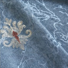 Chenille-Vorhang Nach Maß Vorhang Europa-Stil Fensterbehandlung Wohnzimmer
