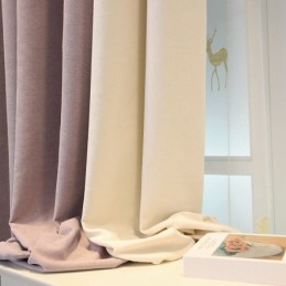 Verdunkelungsvorhang In Unifarbe, Maßanfertigung, Vorhang Wohnzimmer