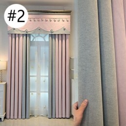 Verdunkelungsvorhang In Unifarbe, Maßanfertigung, Vorhang Wohnzimmer