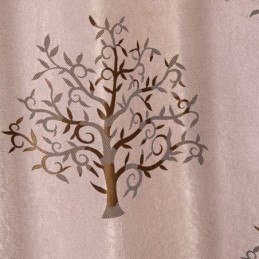 Moderne Verdunkelungsvorhänge Baum Jacquard Schatten Stoff Vorhänge
