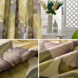 Country Max Verdunkelungsvorhang, Maßanfertigung, Vorhang, Blumenmuster, Schlafzimmer