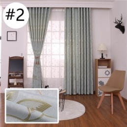 Verdunkelungsvorhänge Mit Blattdruck Für Wohnzimmer