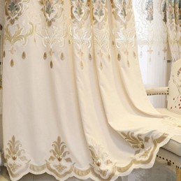 Home Vorhang Maßgefertigter Vorhang Europäischer Stil Stickerei
