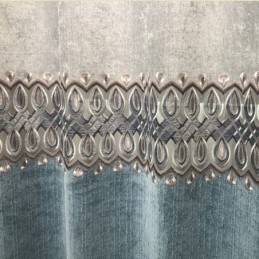 Chenille-Vorhang, Maßanfertigung, Vorhang, Modern, Stickerei, Wohnzimmer