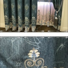 Moderne Gardine, Maßgefertigte Gardine Im Europäischen Stil Mit Stickerei