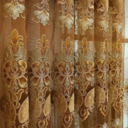 Moderne Gardine, Maßgefertigte Gardine Im Europäischen Stil Mit Stickerei