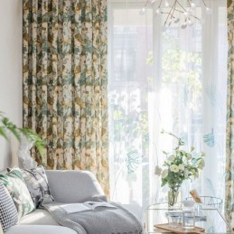 Moderner Vorhang Nach Maß, Gardine Aus Baumwolle, Schlichter Stil