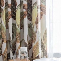 Moderne Gardine Nach Maß Gardine Pflanzen Print Home