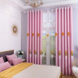 Heißluftballon Bestickte Fensterverdunkelungsvorhänge Für Kinderzimmer