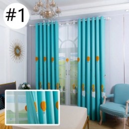 Heißluftballon Bestickte Fensterverdunkelungsvorhänge Für Kinderzimmer