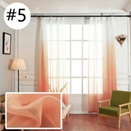 Atmungsaktive Voile-Vorhänge Für Das Wohnzimmer, Transparent, Für Moderne, Minimalistische Druckdesigns