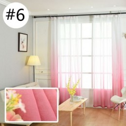 Atmungsaktive Voile-Vorhänge Für Das Wohnzimmer, Transparent, Für Moderne, Minimalistische Druckdesigns